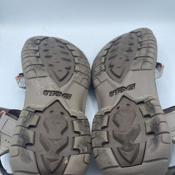 Teva Sandals Strappy Adjustable Hiking Outdoor 6 - Picture 6 of 7